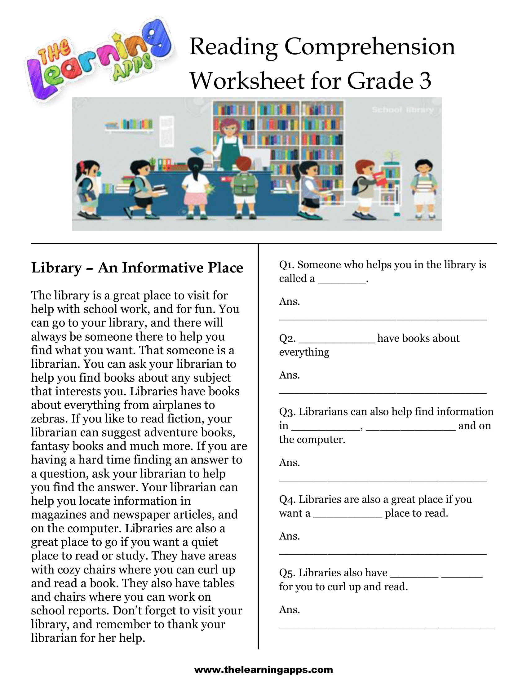 3Rd Grade Reading Comprehension Printable | Reading Comprehension for Free Printable Reading Comprehension Worksheets for 3rd Grade