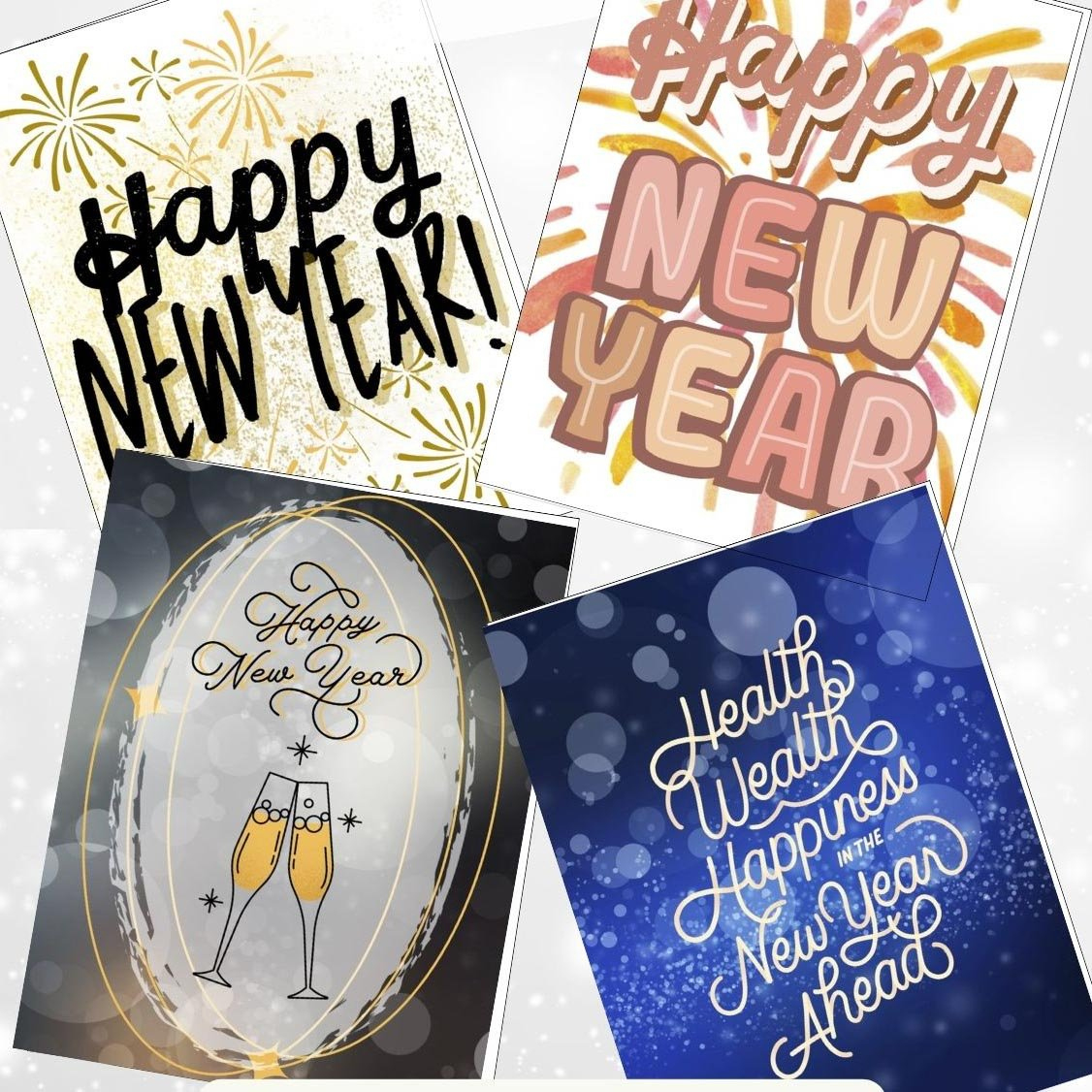 4 Free Printable Happy New Year Cards (For 2024) – Sustain My intended for Free Printable Happy New Year Cards