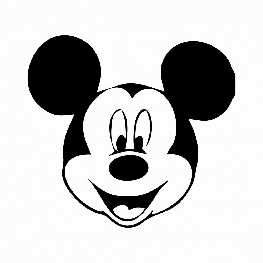 40 Awesome Mickey Mouse Cake Images | Mickey Mouse Stencil with Free Mickey Mouse Printable Templates