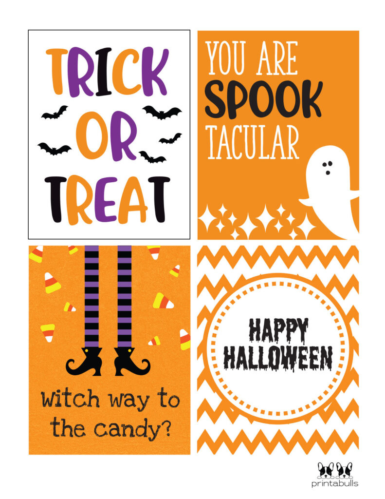 40+ Free Printable Halloween Cards | Printabulls for Free Printable Halloween Cards