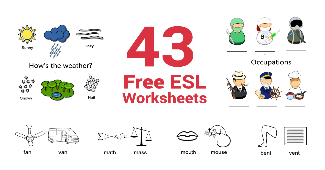 43 Free Esl Worksheets For English Teachers - All Esl inside Free Printable Esl Worksheets