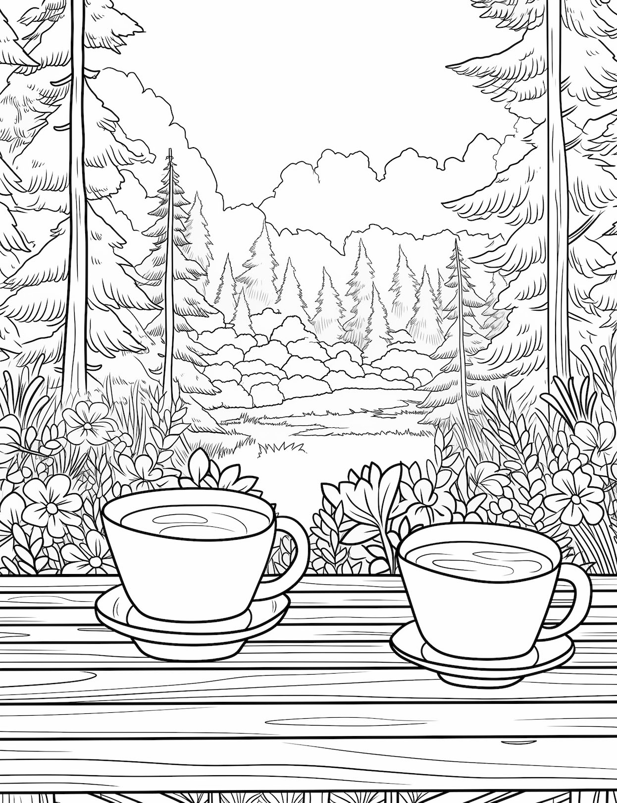 47 Breathtaking Nature Coloring Pages - Our Mindful Life intended for Free Printable Nature Coloring Pages