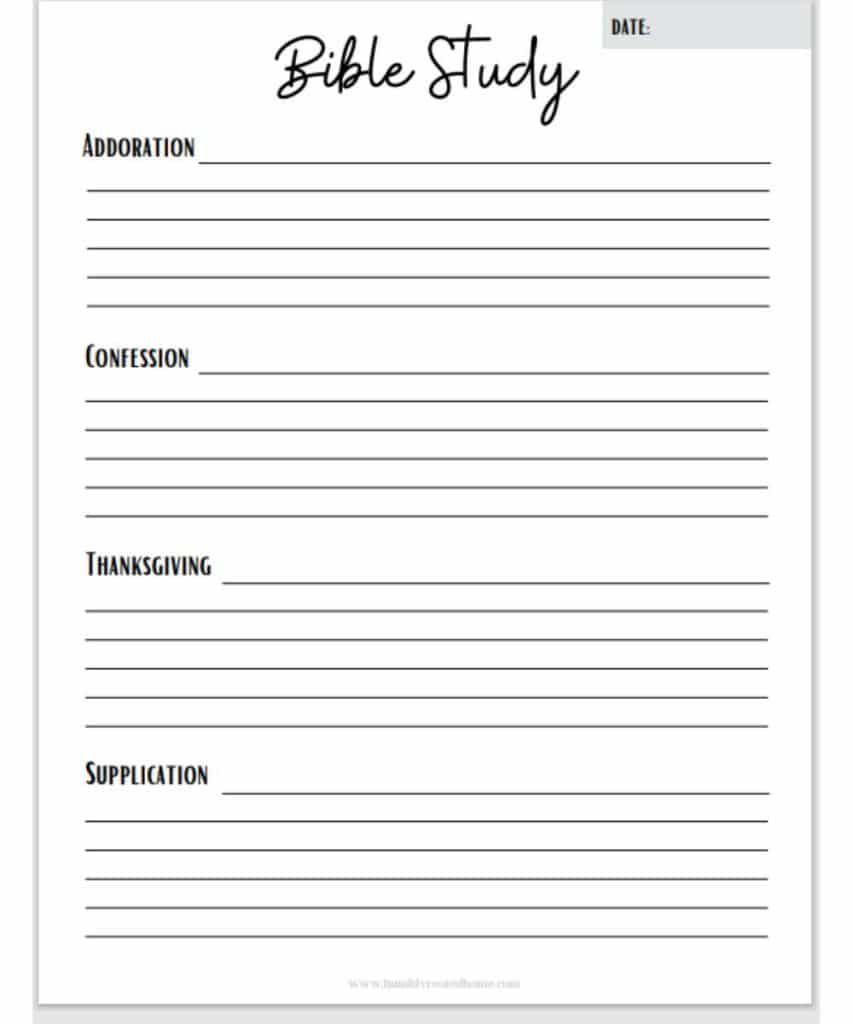 5 Free Printable Bible Study Worksheets For Christian Women for Free Printable Bible Studies For Women