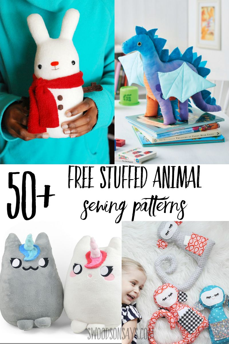 50+ Free Printable Stuffed Animal Patterns | Sewing Stuffed for Free Printable Stuffed Animal Patterns