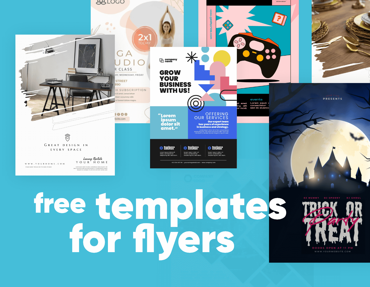 50 Free Templates For Flyers To Customize And Print For Every Occasion throughout Free Printable Flyer Maker