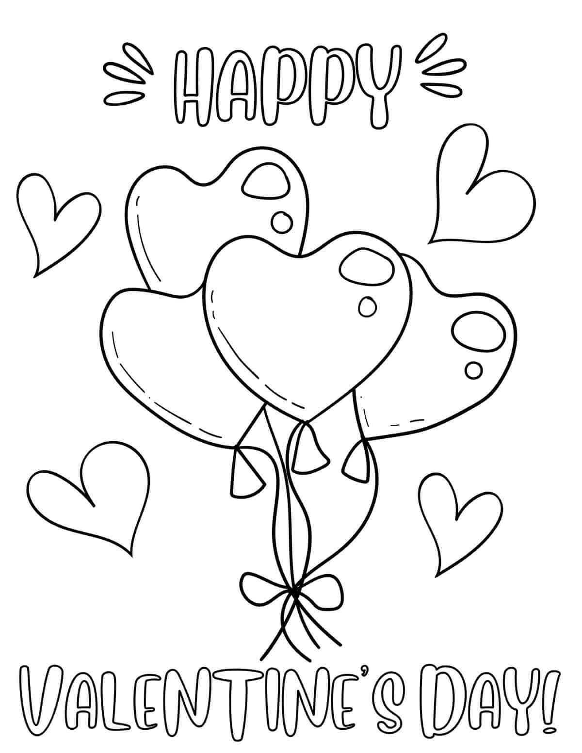 50 Free Valentine Coloring Pages For Kids - Prudent Penny Pincher for Free Valentine Printables Coloring