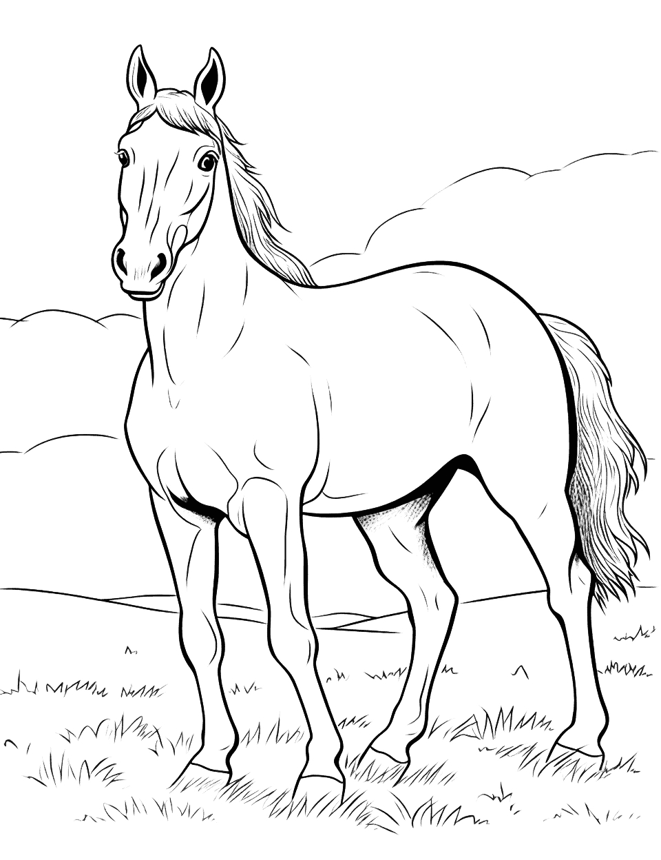 50 Horse Coloring Pages: Free Printable Sheets throughout Free Horse Printables