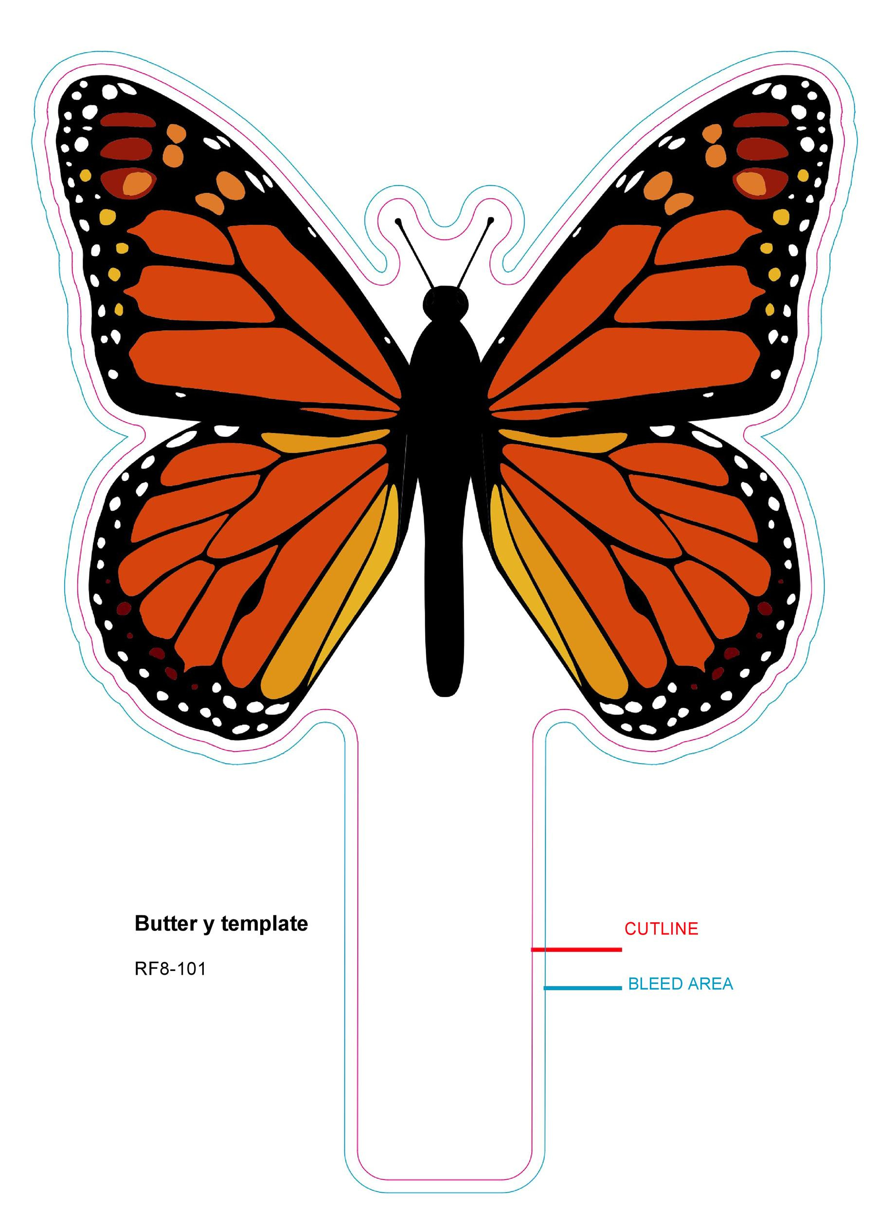 50 Printable &amp;amp; Cut Out Butterfly Templates 🦋 ᐅ Templatelab within Free Printable Butterfly Pictures