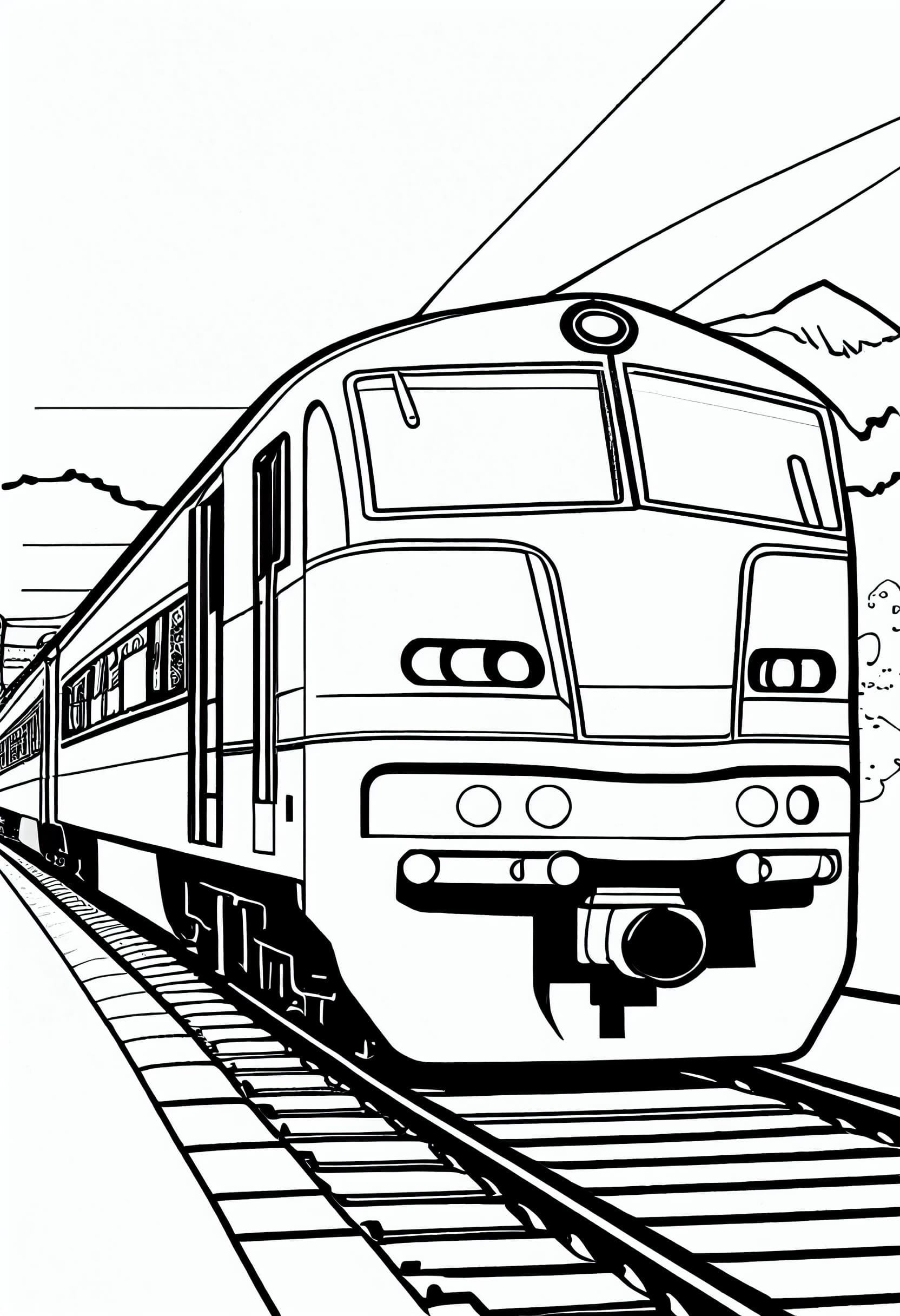 50 Train Coloring Pages: Free Printable Images - Eggradients pertaining to Free Printable Train Pictures