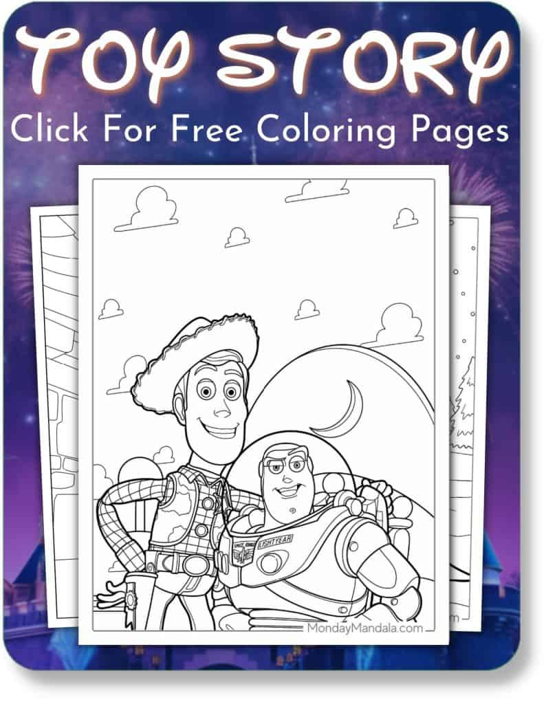 500 Disney Coloring Pages (Free Pdf Printables) intended for Free Printable Disney Stories