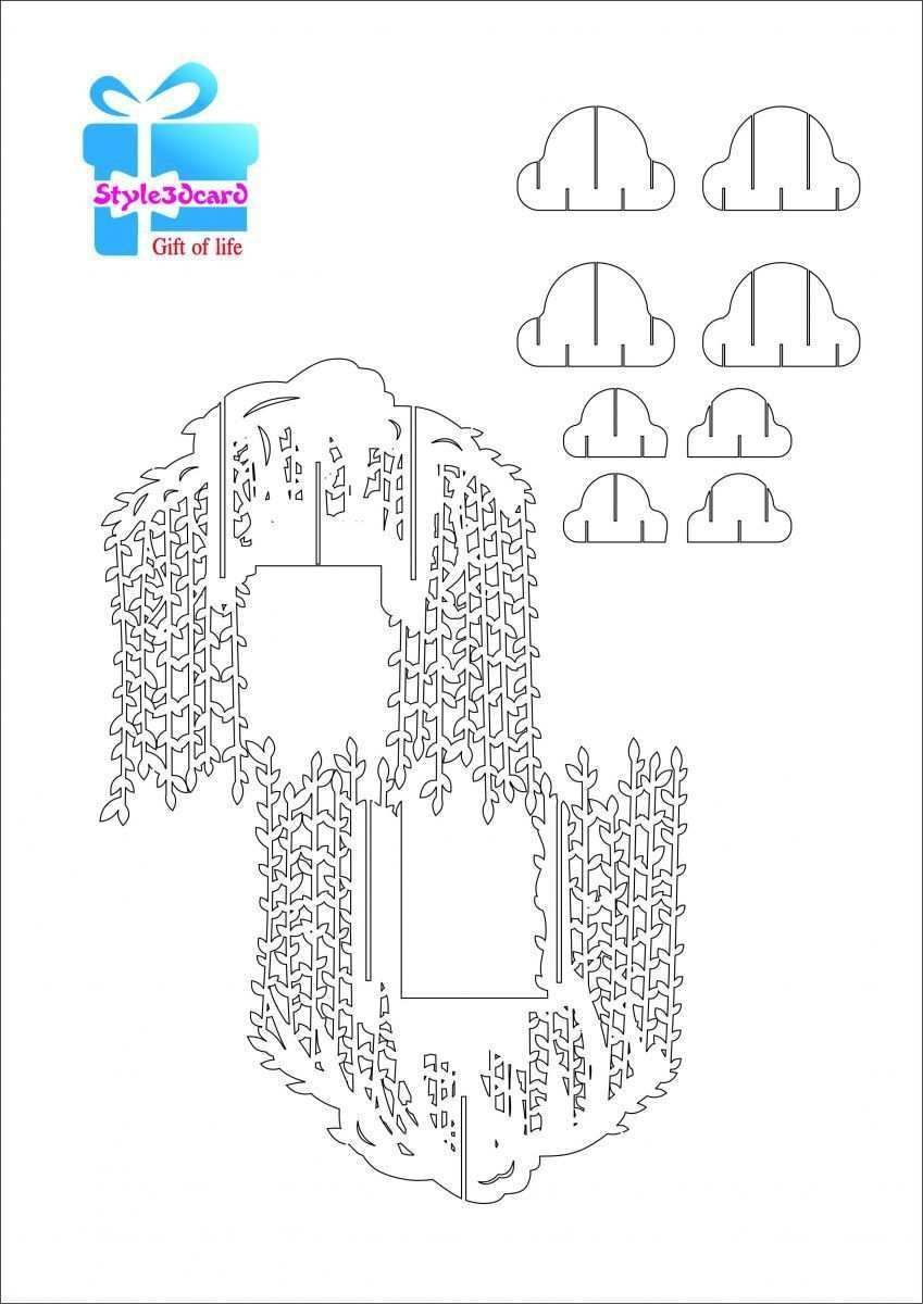 51 Free Pop Up Card Templates Tree Download For Pop Up Card in Free Printable Pop Up Card Templates