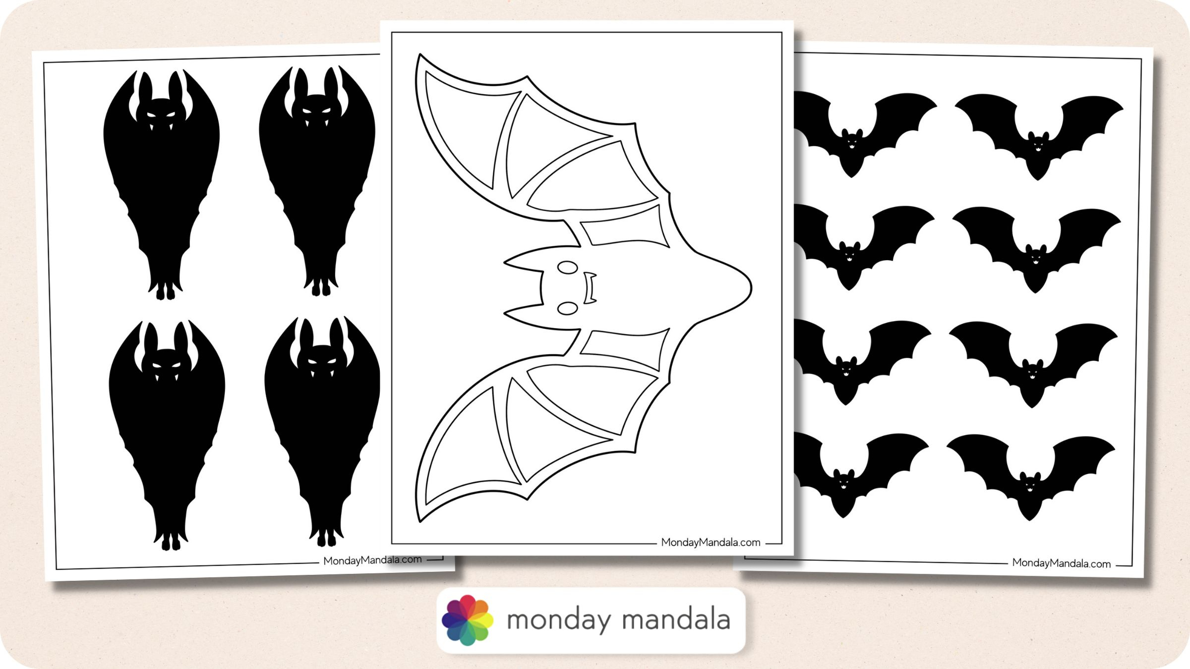 52 Bat Templates (Free Pdf Printables) within Free Printable Bat Writing Paper
