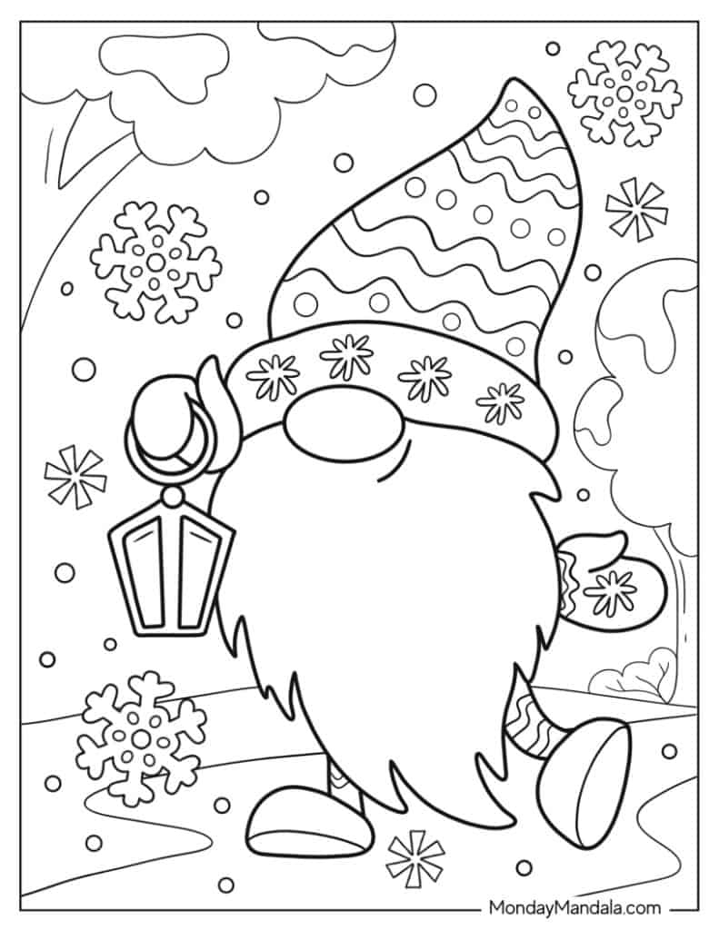 55 Winter Coloring Pages (Free Pdf Printables) with Free Printable Winter Coloring Pages