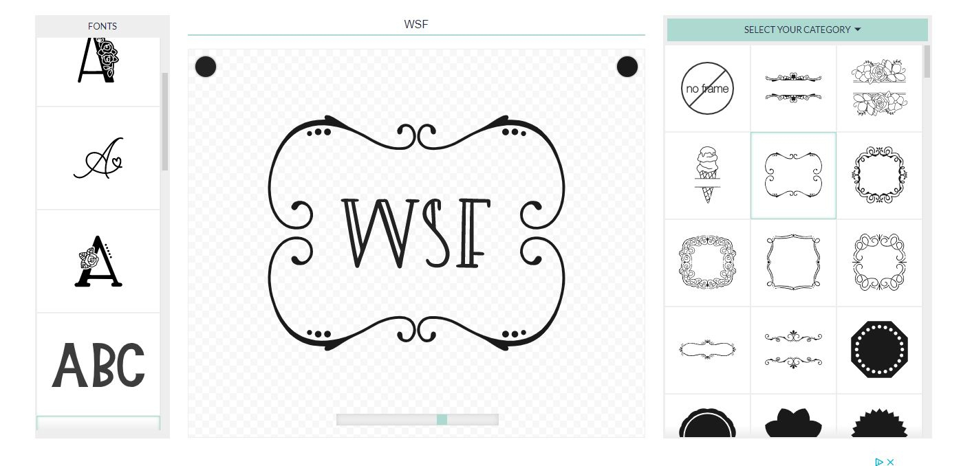 6 Free Online Monogram Makers intended for Monogram Maker Online Free Printable