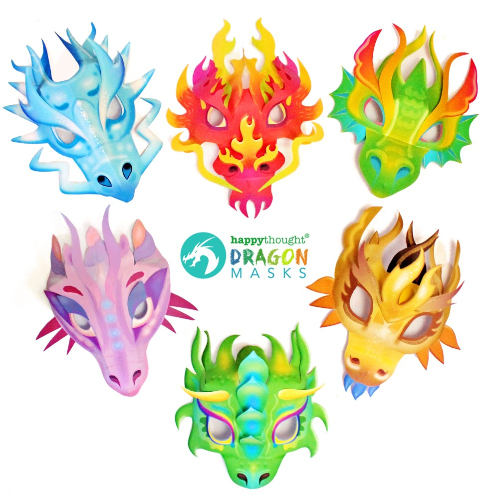 6 Printable Dragon Mask Templates in Dragon Mask Printable Free