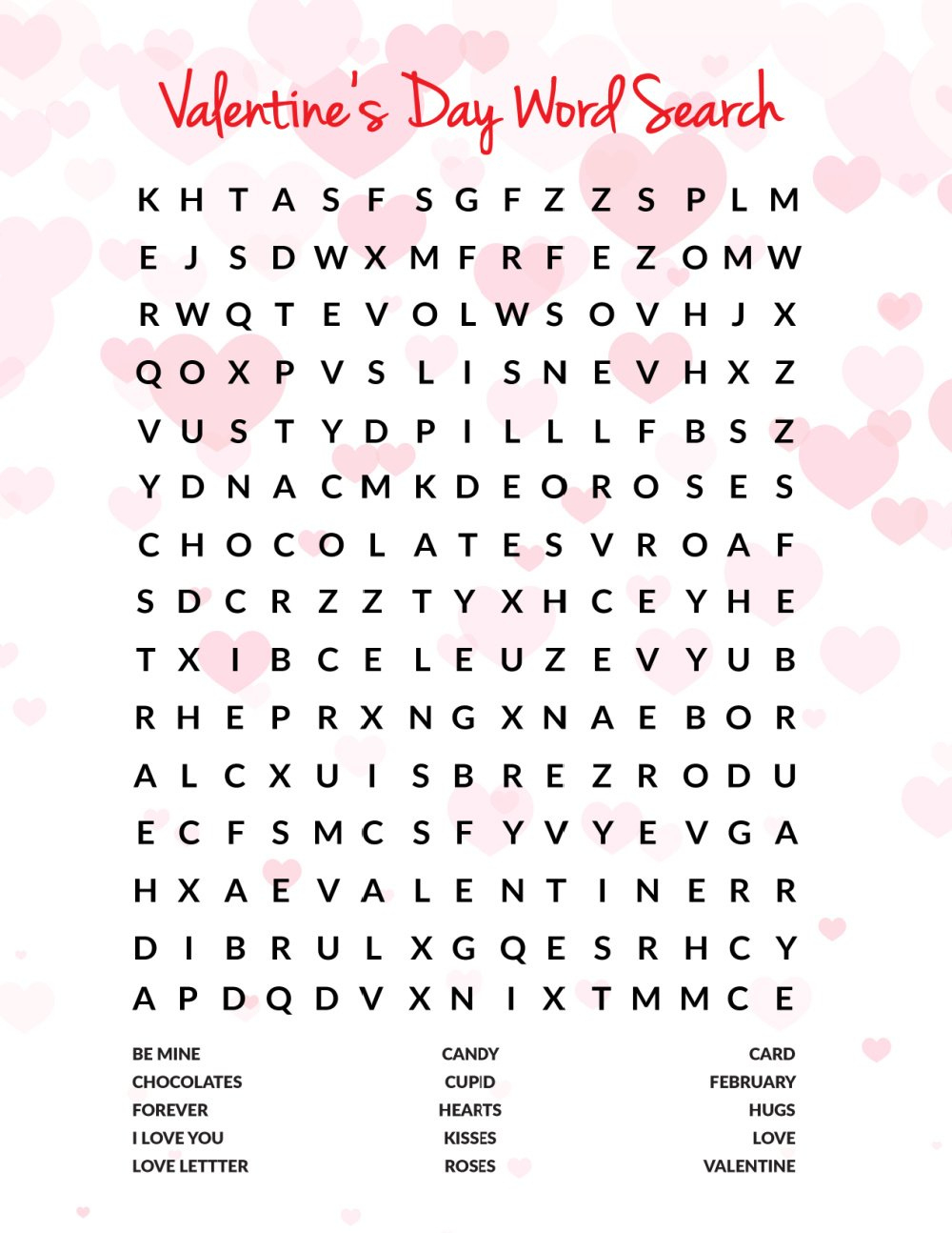 6 Printable Valentines Games For Kids - Freebie Finding Mom with Free Printable Valentine Word Games