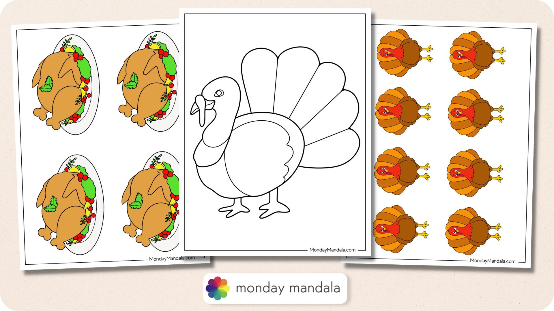 62 Turkey Templates (Free Pdf Printables) inside Free Printable Thanksgiving Turkey Template