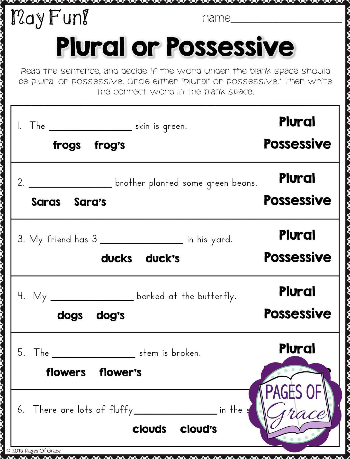 7+ 3Rd Grade English Grammar Worksheets | Third Grade Grammar intended for Free Printable Third Grade Grammar Worksheets