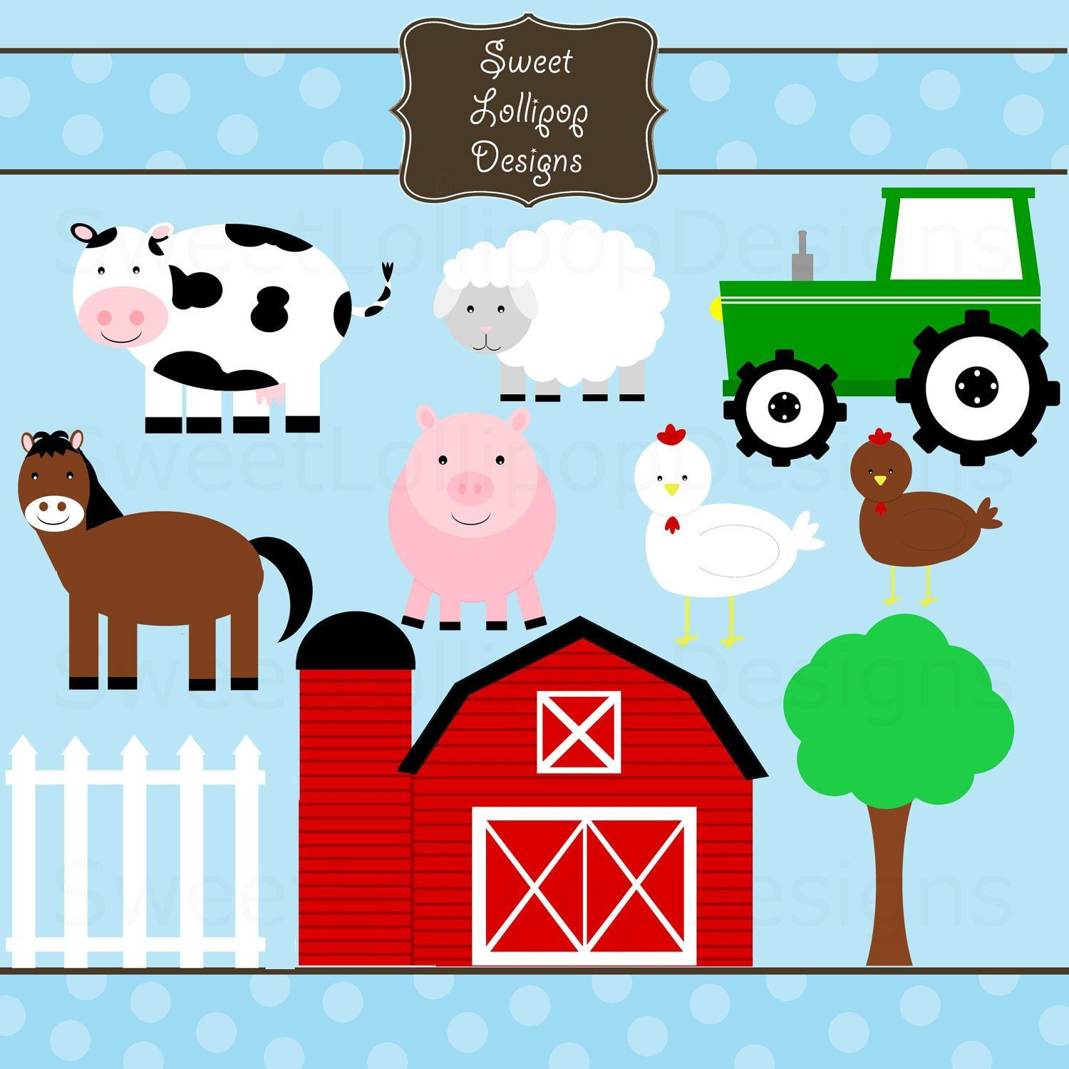 7 Farm Animals Clipart Animais C0707D52B5Cfea3Ce9360B0B C0E Farm pertaining to Free Printable Farm Animal Clipart