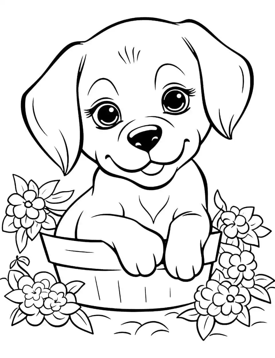 75 Dog Coloring Pages: Free Printable Sheets inside Free Printable Dog Coloring Pages