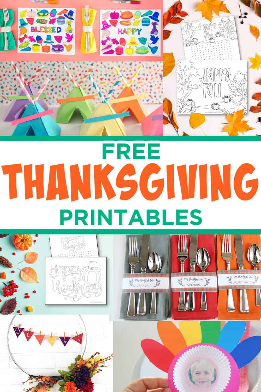 75+ Free Thanksgiving Printables - Made With Happy intended for Free Printable Thanksgiving Crafts for Kids