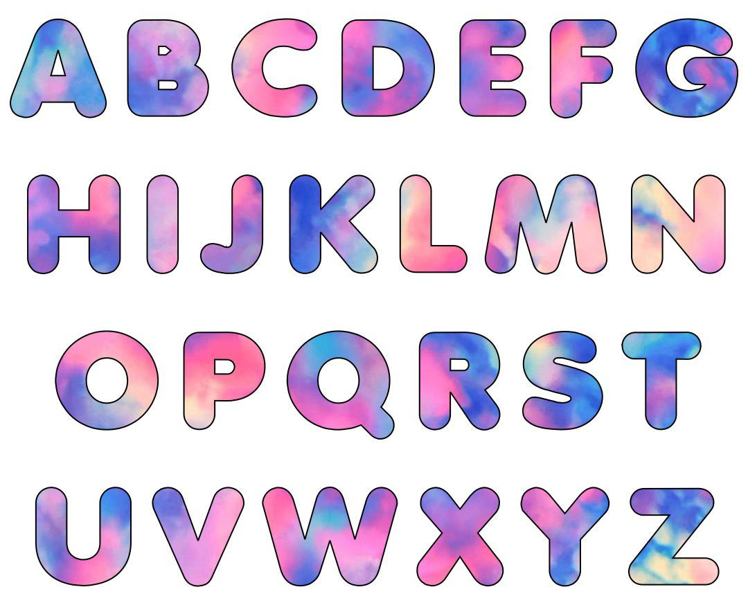 8 Best 3 Inch Alphabet Letters Printable - Printablee | Free inside Free Printable Colored Letters Of The Alphabet