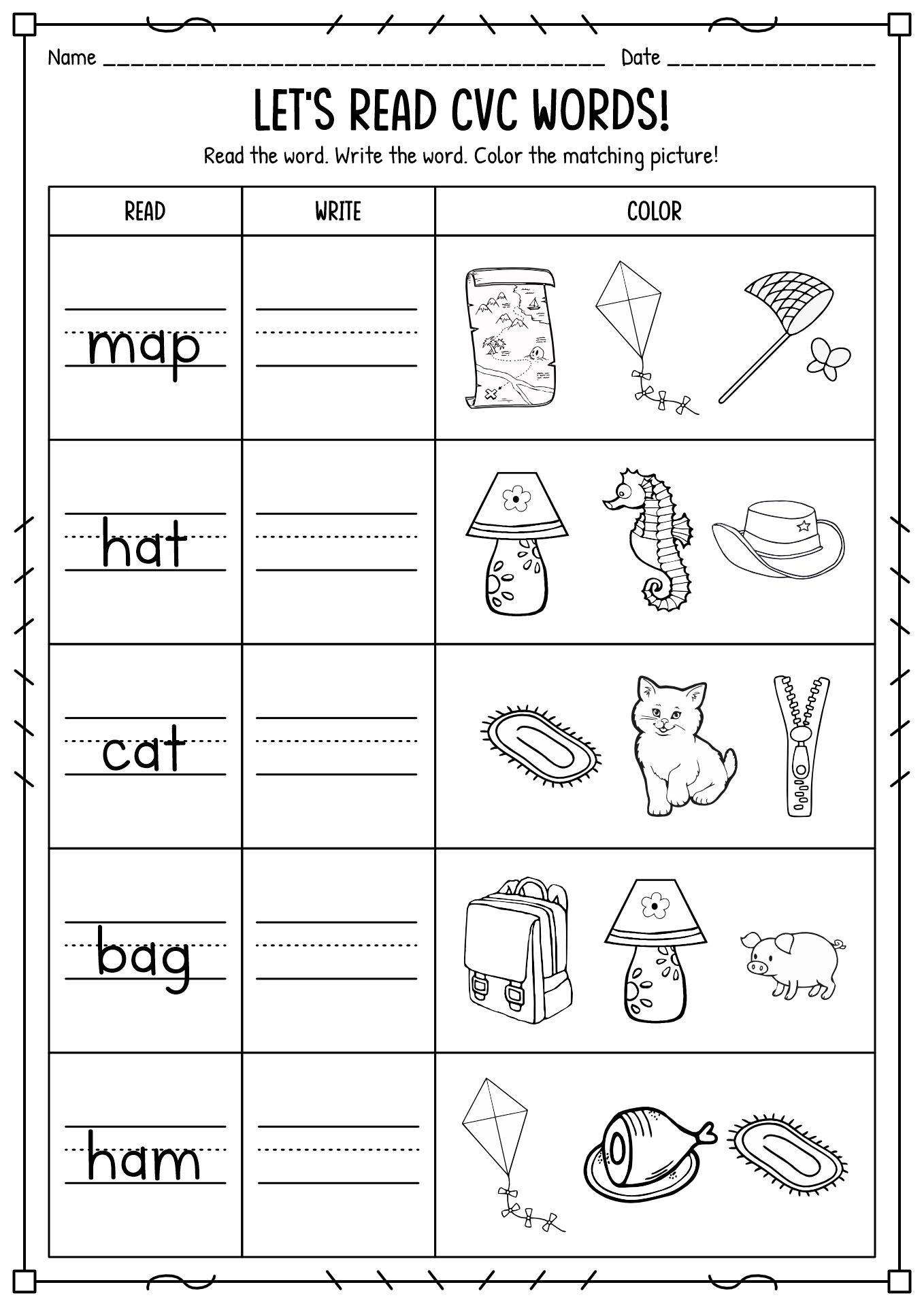 8 Kindergarten Language Arts Worksheets - Free Pdf At Worksheeto within Free Printable Language Arts Worksheets For Kindergarten