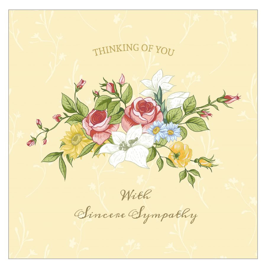 9 Free, Printable Condolence And Sympathy Cards throughout Free Printable Sympathy Verses