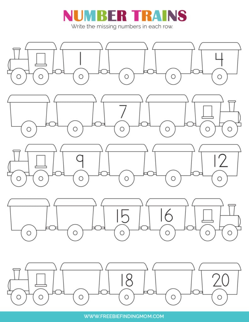 9 Free Printable Number Worksheets For Kindergarten - Freebie pertaining to Free Printable Sheets For Kindergarten