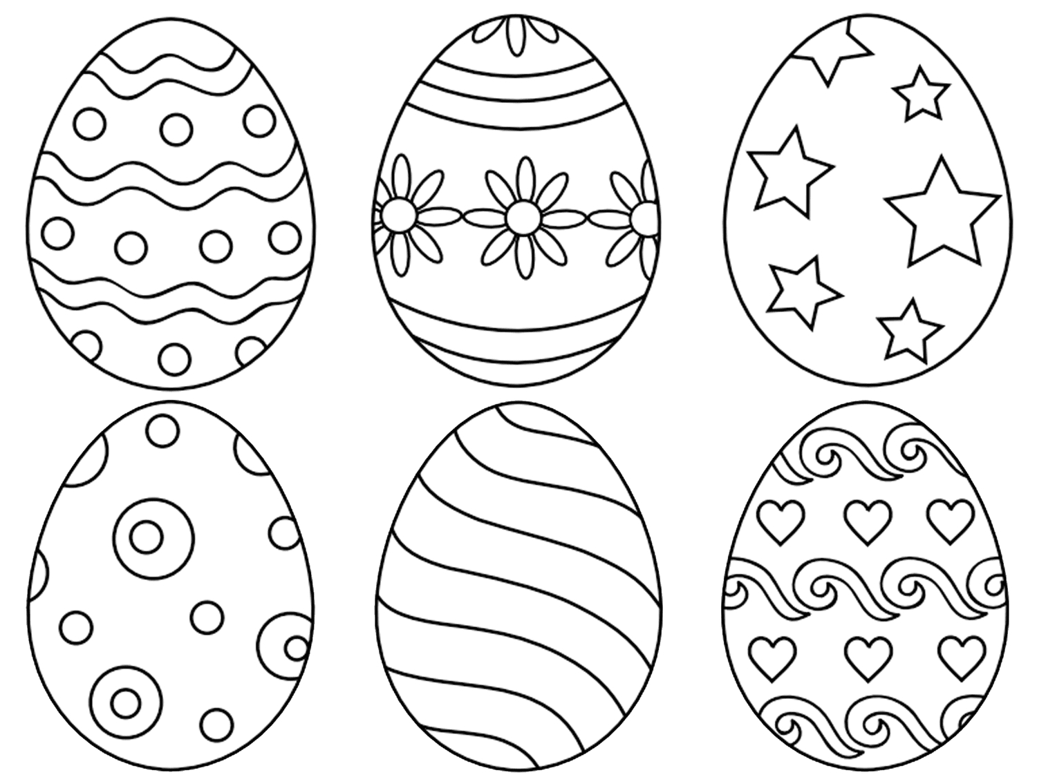 9 Places For Free, Printable Easter Egg Coloring Pages intended for Easter Egg Coloring Pages Free Printable