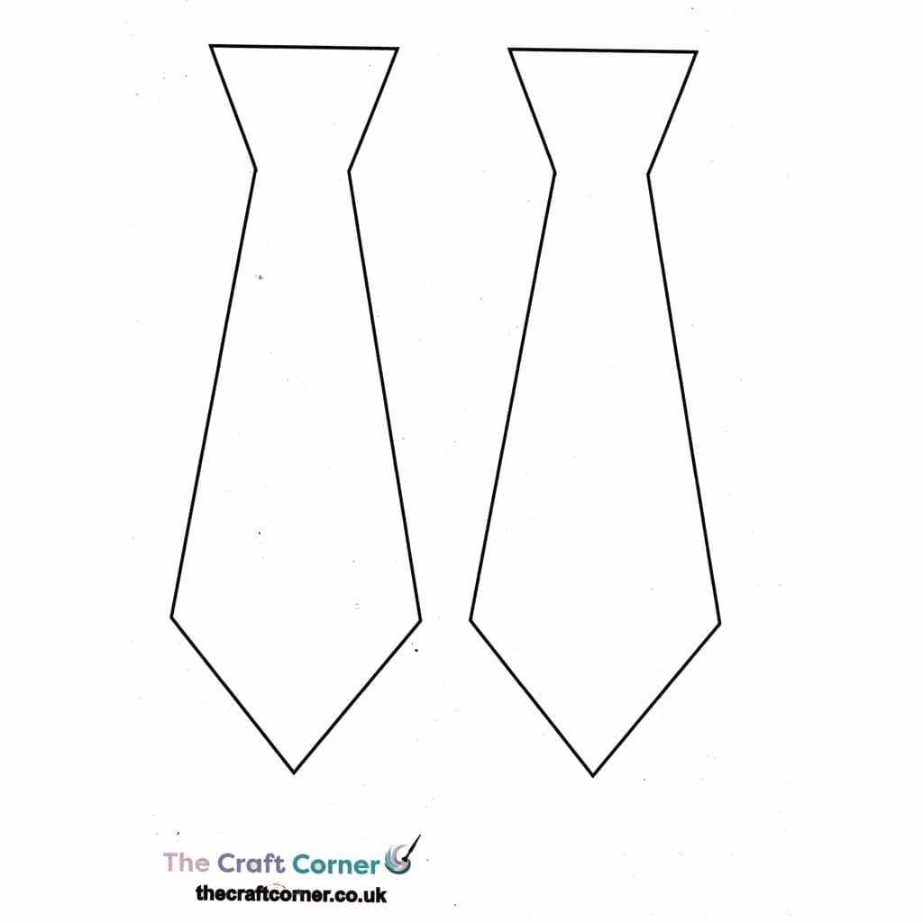 A Free Tie Pattern regarding Free Printable Tie Template