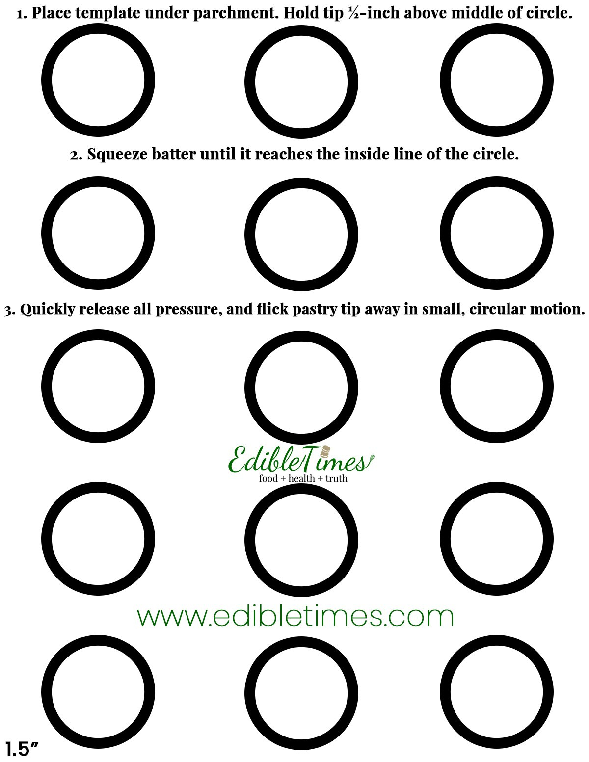 A One-Stop, Free Shop For Macaron Templates | Edible Times within Free Printable Macaron Template