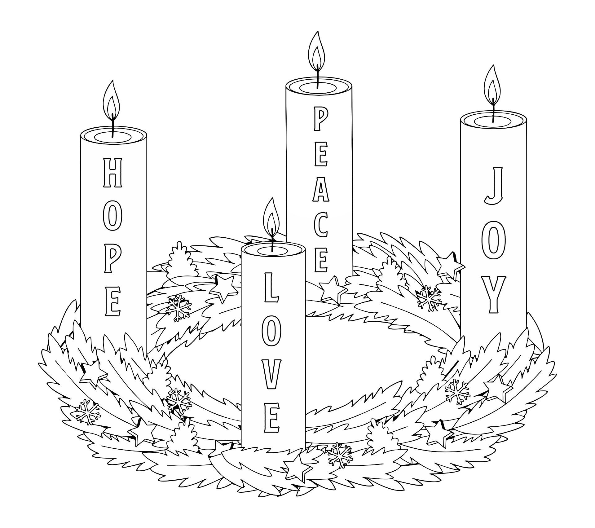 Advent Wreath Coloring: Catholic Advent Worksheet | Advent within Free Advent Wreath Printables