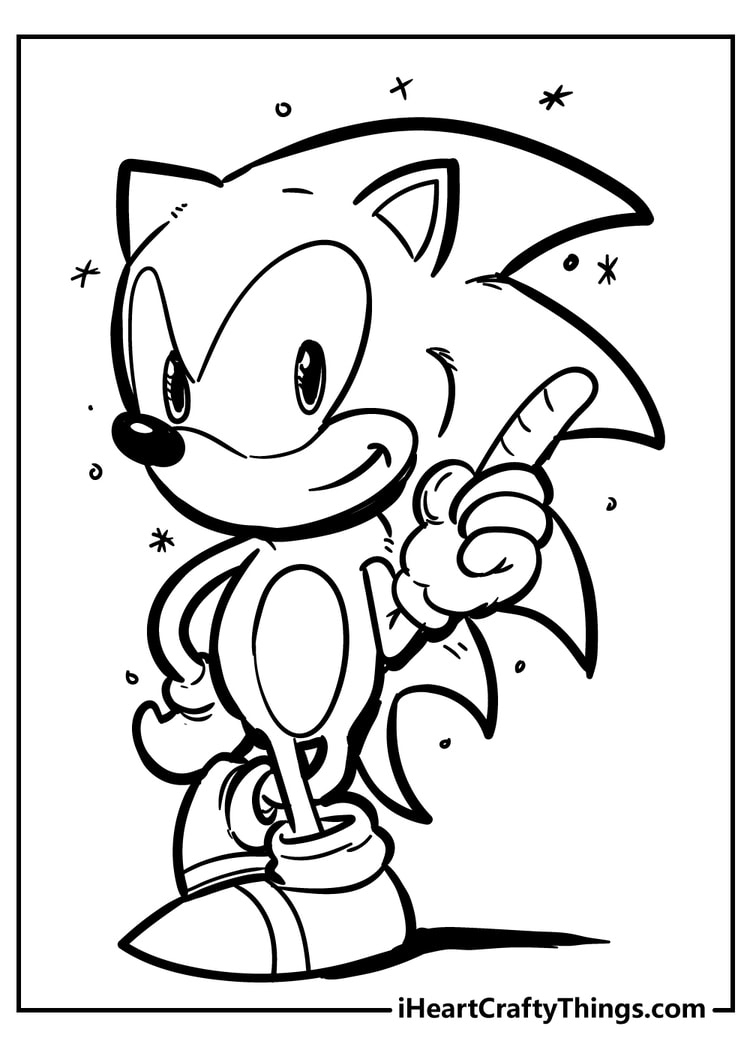 All New Sonic Coloring Pages 2024 (100% Free Printables) pertaining to Sonic Coloring Pages Free Printable