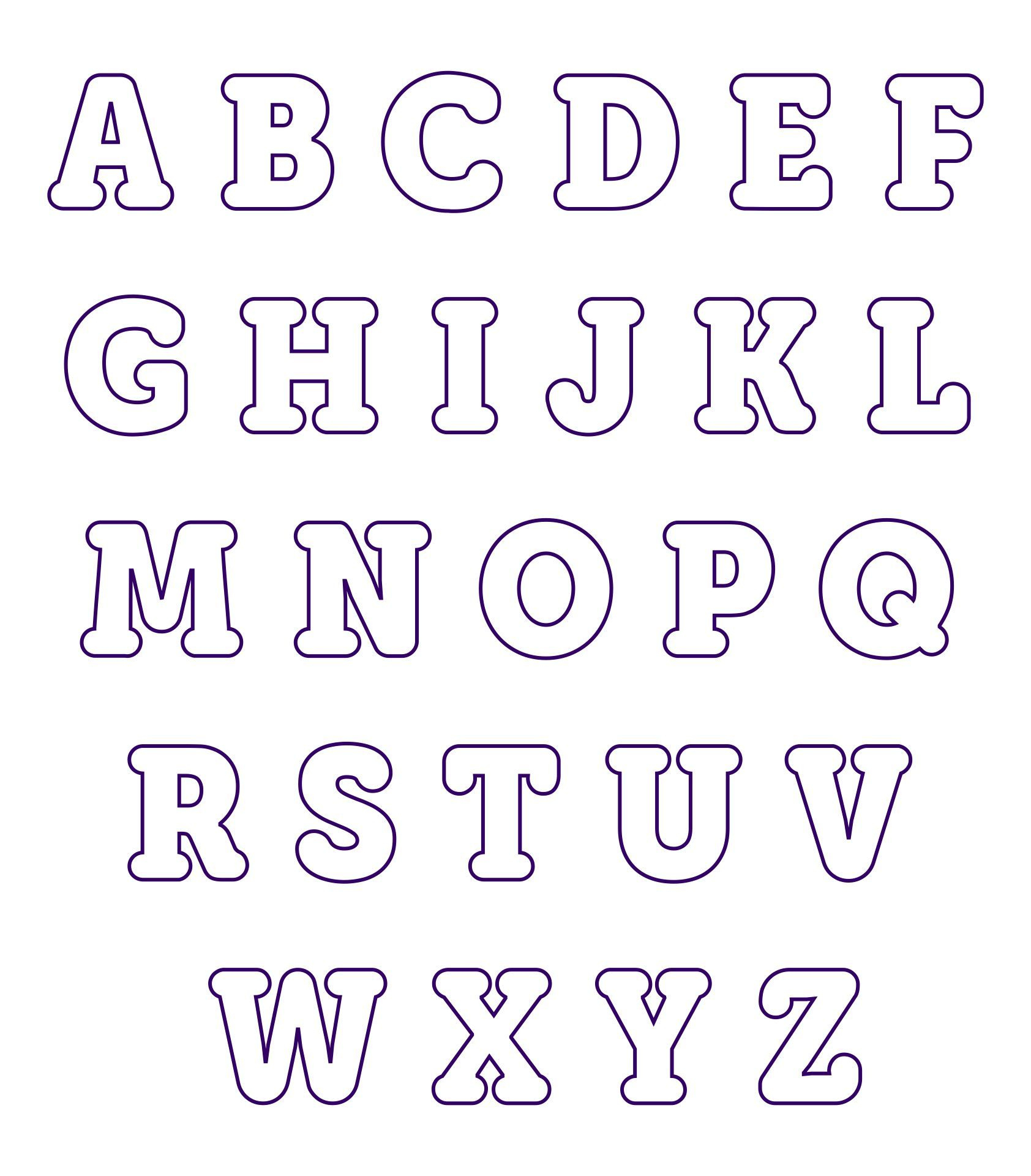 Alphabet Applique Patterns - 10 Free Pdf Printables | Printablee for Free Printable Alphabet Stencil Patterns