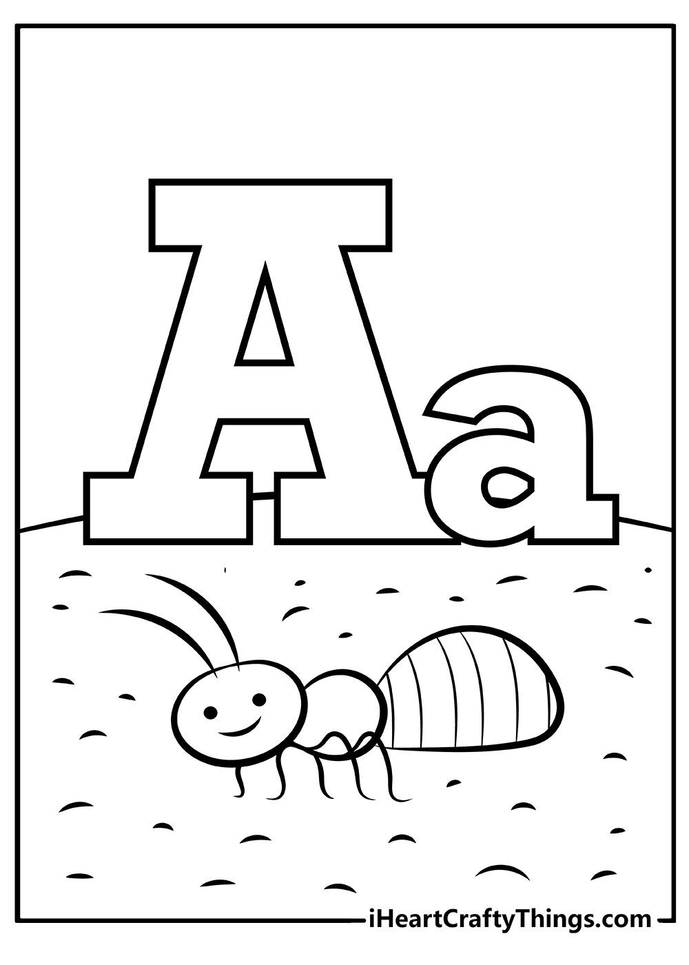 Alphabet Coloring Pages (100% Free Printables) pertaining to Free Alphabet Coloring Printables