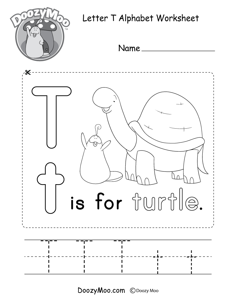 Alphabet Worksheets (Free Printables) - Doozy Moo throughout Free Printable Alphabet Worksheets For Kindergarten