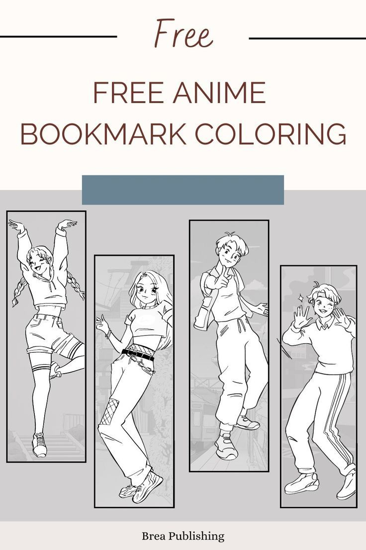 Anime Bookmarks | Coloring Bookmarks, Bookmarks Kids, Free inside Anime Bookmarks Printable For Free