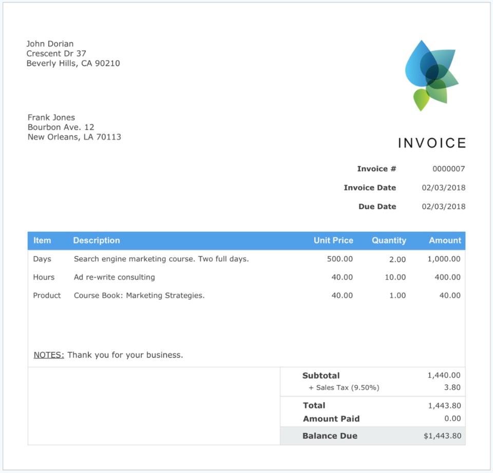 Ayanx Small Business Accounting Pricing, Reviews &amp;amp; Features for Aynax Com Free Printable Invoice