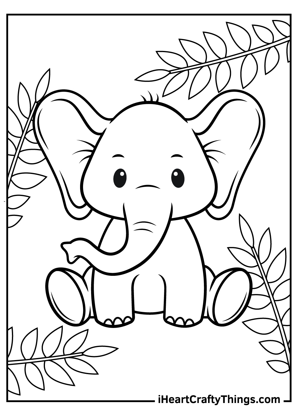 Baby Animals Coloring Pages (100% Free Printables) for Free Coloring Pages Animals Printable