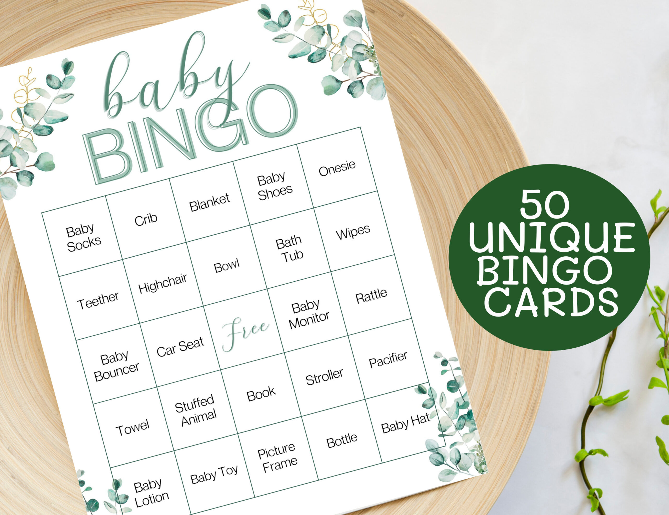 Baby Bingo, 50 Vorausgefüllte Baby Bingo Karten, Printable Baby pertaining to 50 Free Printable Baby Bingo Cards