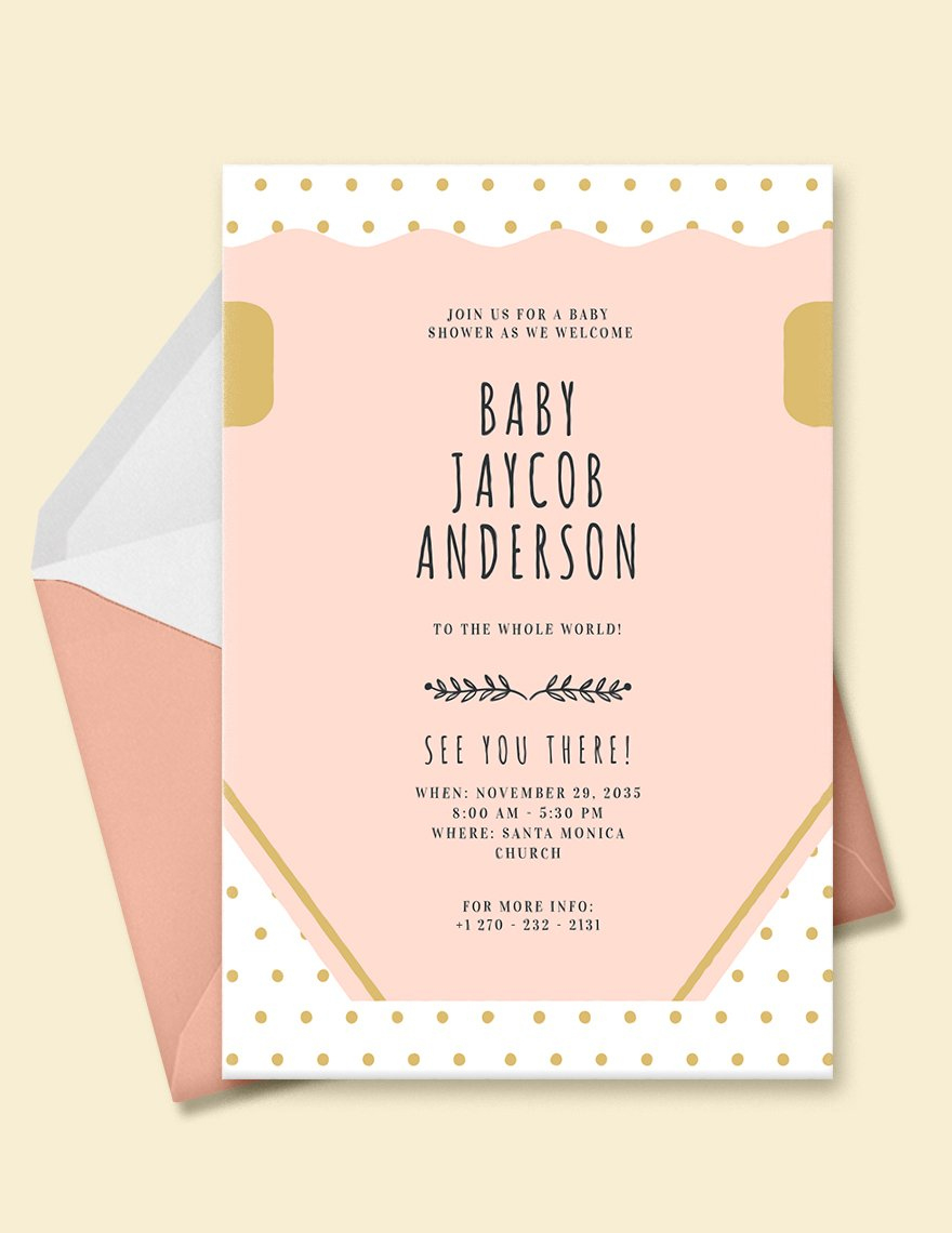 Baby Diaper Invitation Template In Psd, Publisher, Pages, Word for Free Printable Baby Shower Diaper Invitation Templates