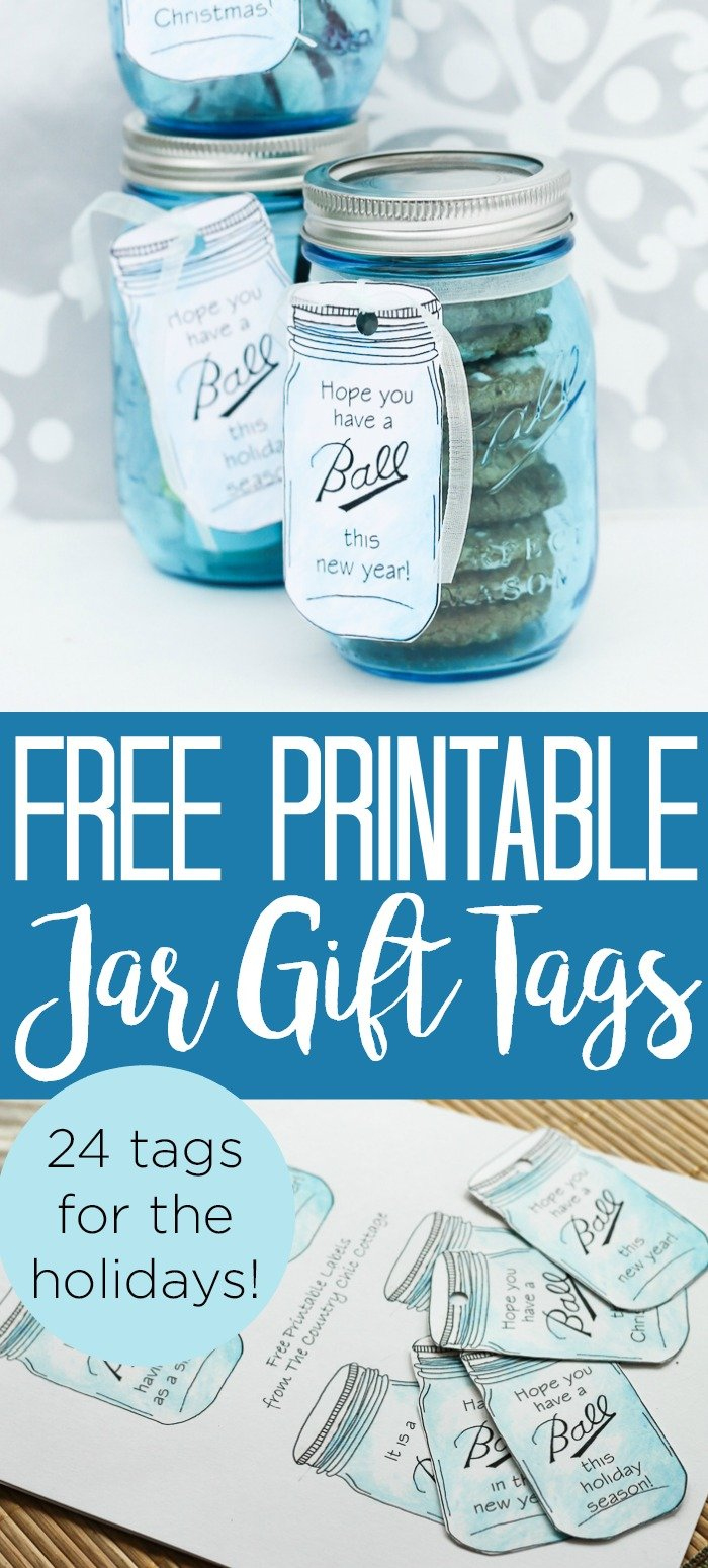 Ball Mason Jar Gift Tags For The Holidays - Angie Holden The regarding Free Printable Mason Jar Gift Tags