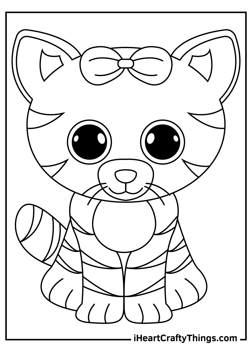 Beanie Boos Coloring Pages (100% Free Printables) intended for Free Printable Beanie Boo Coloring Pages