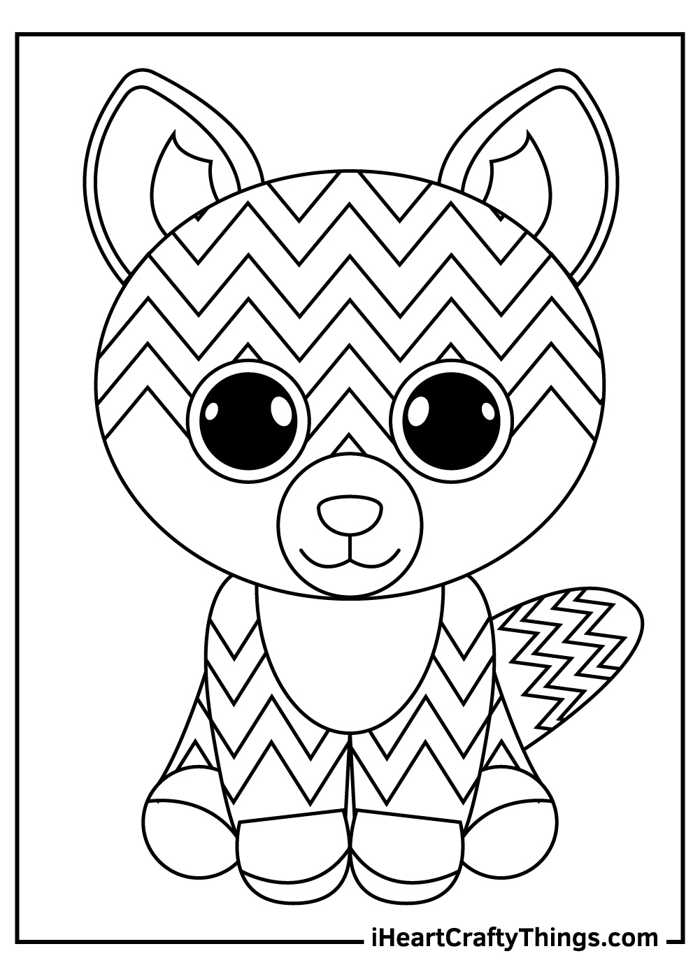 Beanie Boos Coloring Pages (100% Free Printables) with regard to Free Printable Beanie Boo Coloring Pages