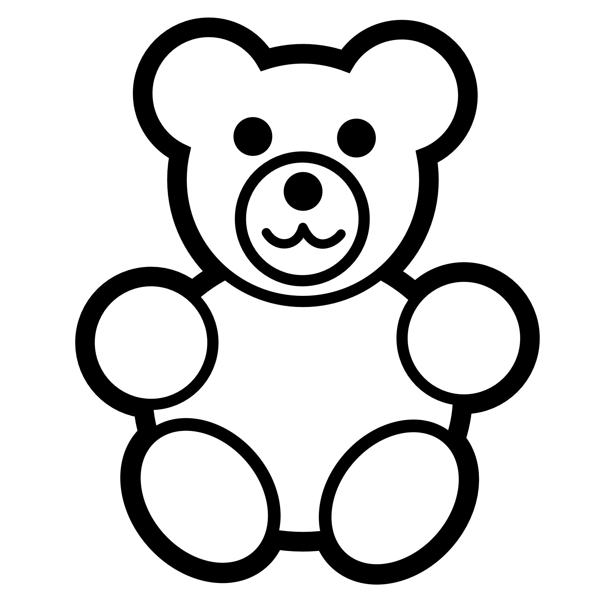 Bear Coloring Pages - Free Printable Teddy Bear Coloring Pages regarding Teddy Bear Coloring Pages Free Printable