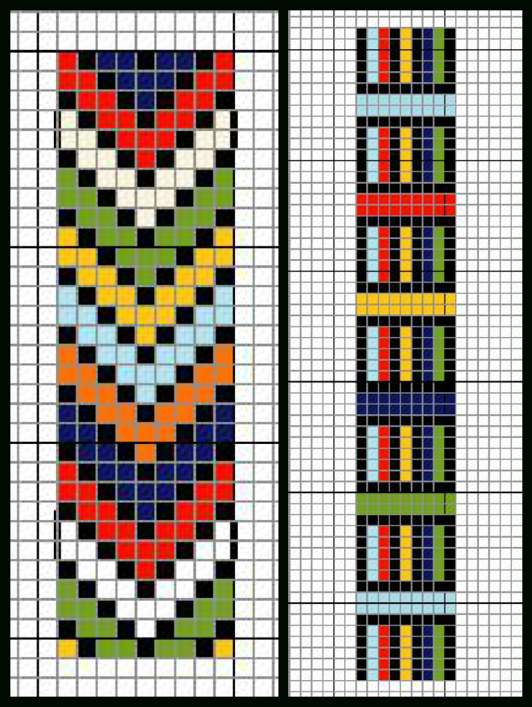 Beginner Loom Bracelet Patterns | Loom Bracelet Patterns, Bead inside Free Printable Loom Bracelet Patterns