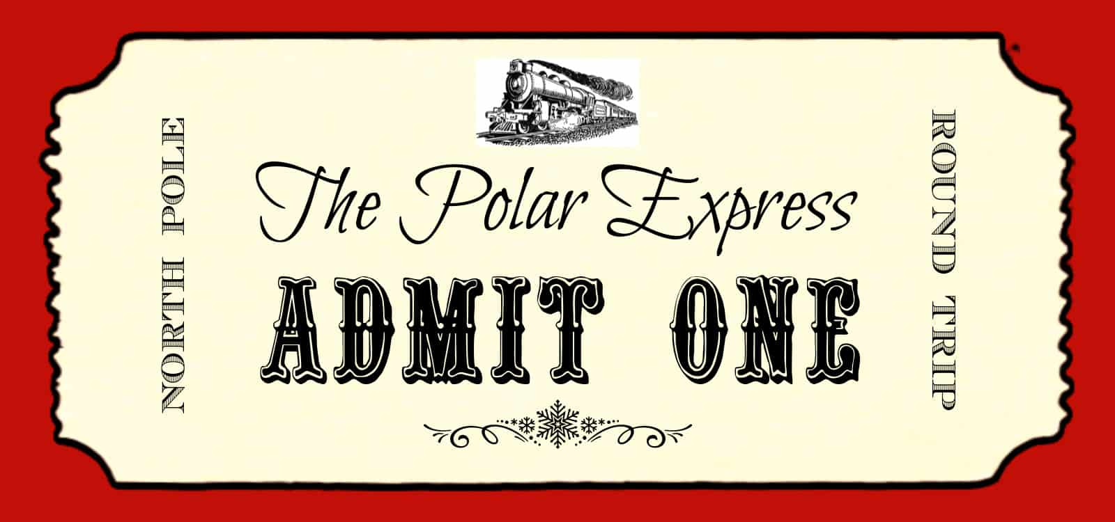 Best Free Polar Express Party Printables - Zena'S Suitcase for Polar Express Free Printables