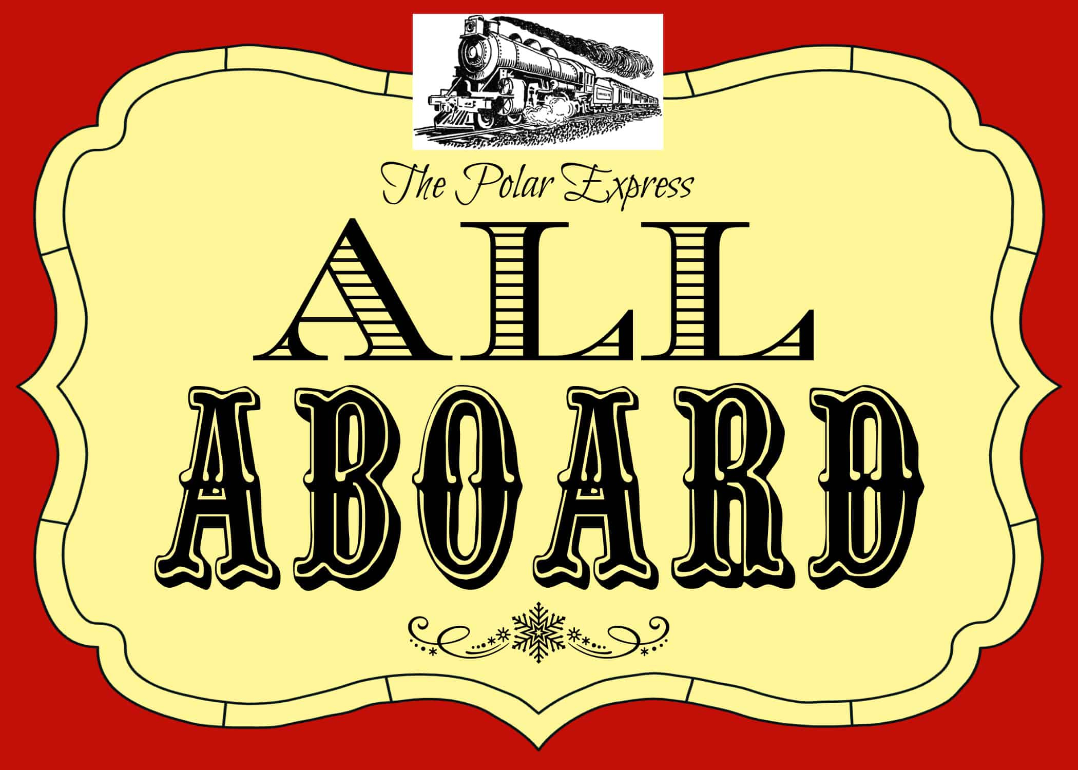 Best Free Polar Express Party Printables - Zena&amp;#039;S Suitcase inside Polar Express Free Printables