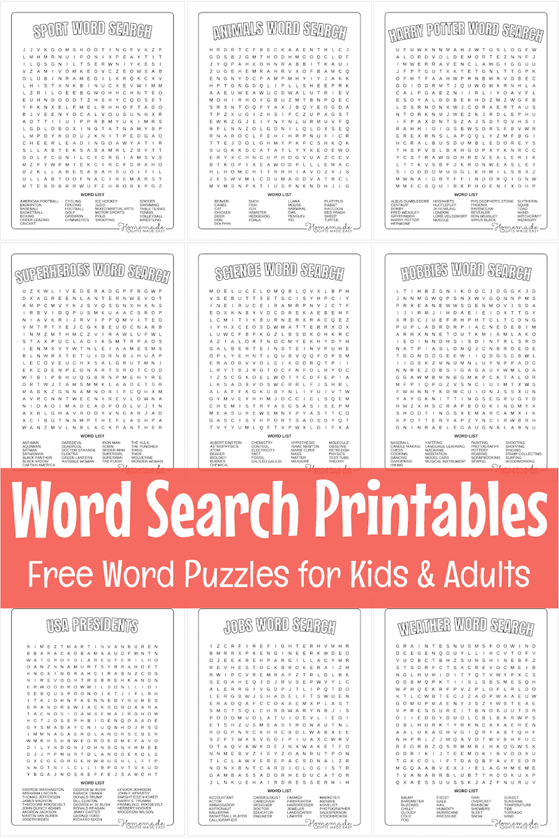 Best Free Word Search Printable Puzzles For Kids &amp;amp; Adults throughout Free Online Printable Word Search
